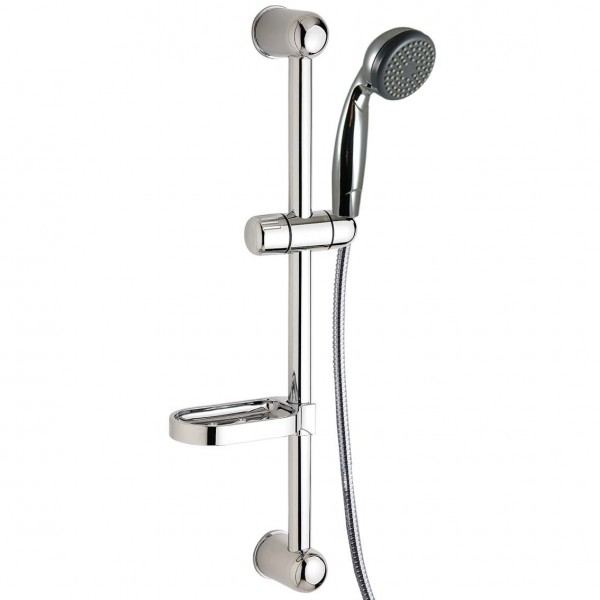Support de douchette réglable pour barre de douche de diamètre 18 à 25 mm  ESSEBAGNO, 1427461, Salle de bains et WC