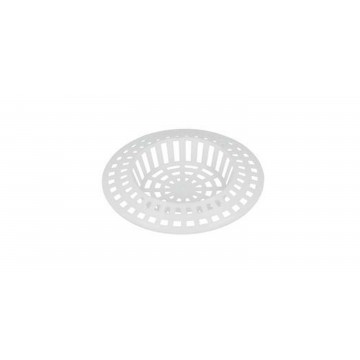 Tamis évier cuisine - PVC blanc - Design étoile - diamètre 60 mm
