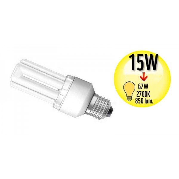 Ampoule LED standard avec culot standard E27, conso. de 15W